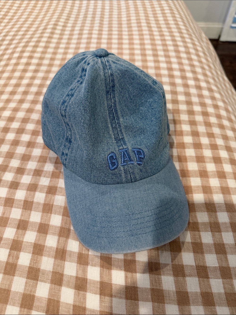 GAP Denim Cap with Blue Embroidered Logo